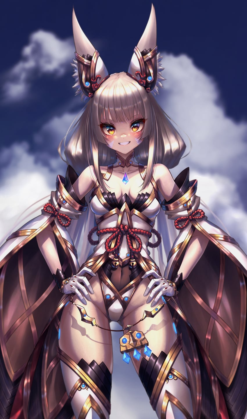 nia (xenoblade chronicles and 1 more) drawn by hakusai_(hksicabb)