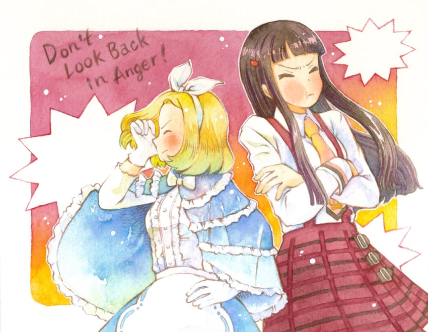 pyotr illyich tchaikovsky and tekla badarzewska-baranowska (classicaloid) drawn by kankichi