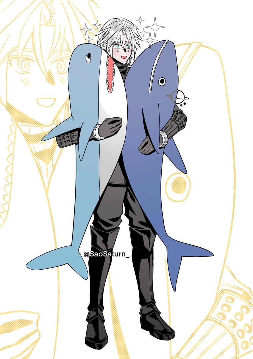 sephiroth (final fantasy and 2 more) drawn by saosaturn