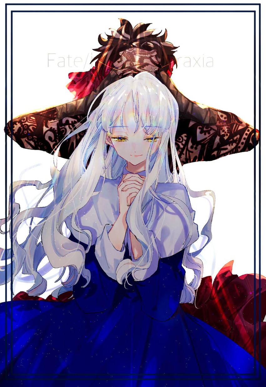caren hortensia and angra mainyu (fate and 1 more) drawn by rdbka_00
