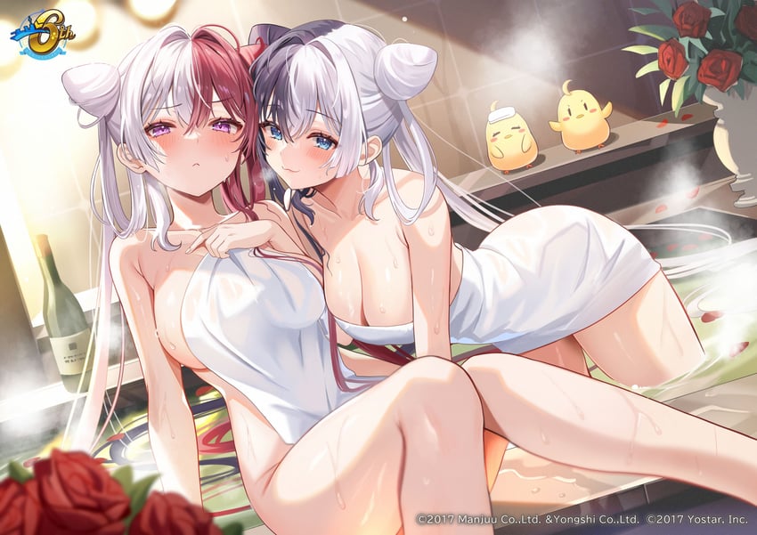 manjuu, ying swei, and chao ho (azur lane) drawn by satoupote