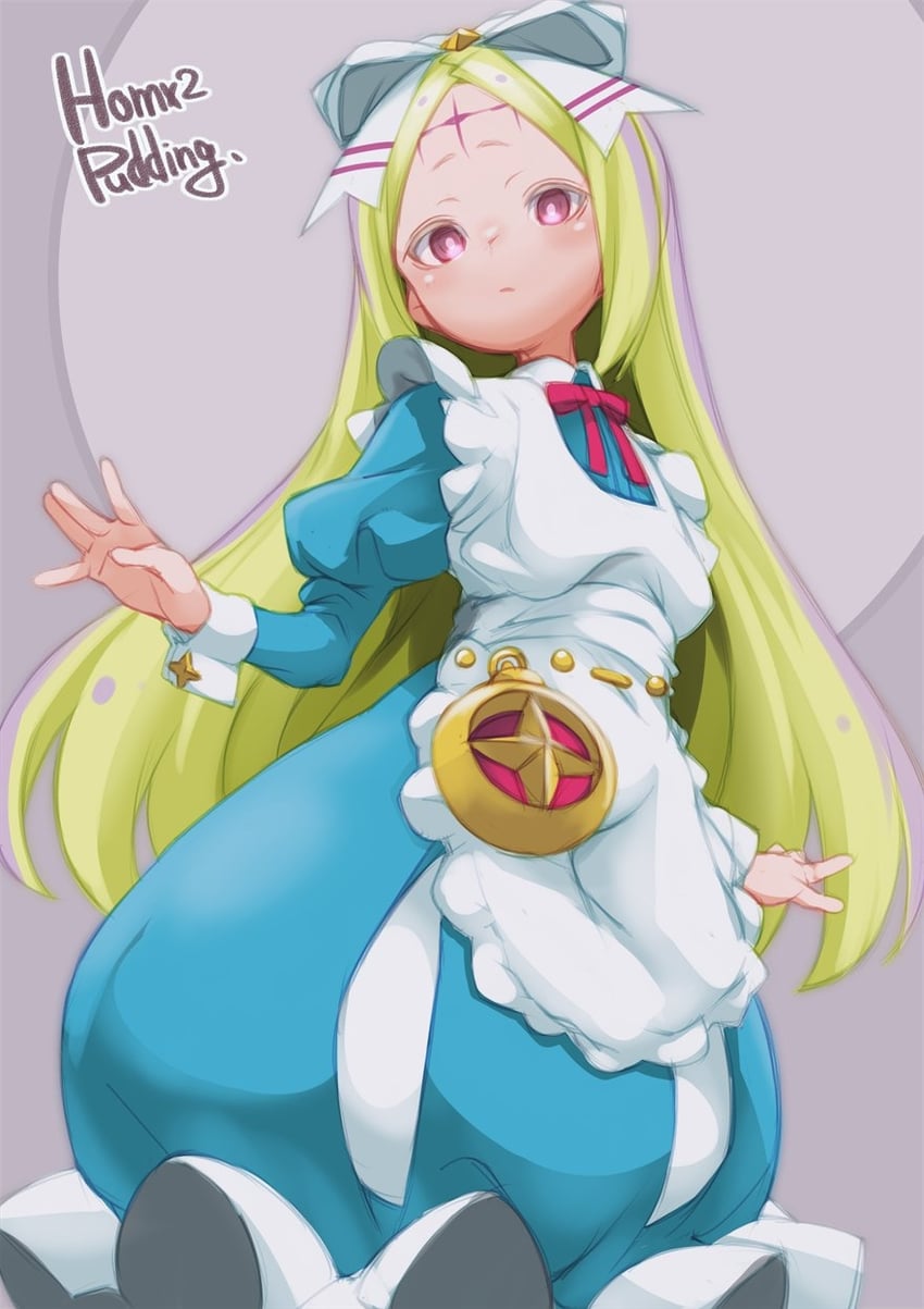 morino korisu and nero alice (mahou shoujo ni akogarete) drawn by puddinghomhom