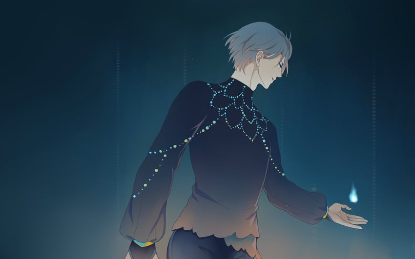 viktor nikiforov (yuri!!! on ice) drawn by lalatia-meai