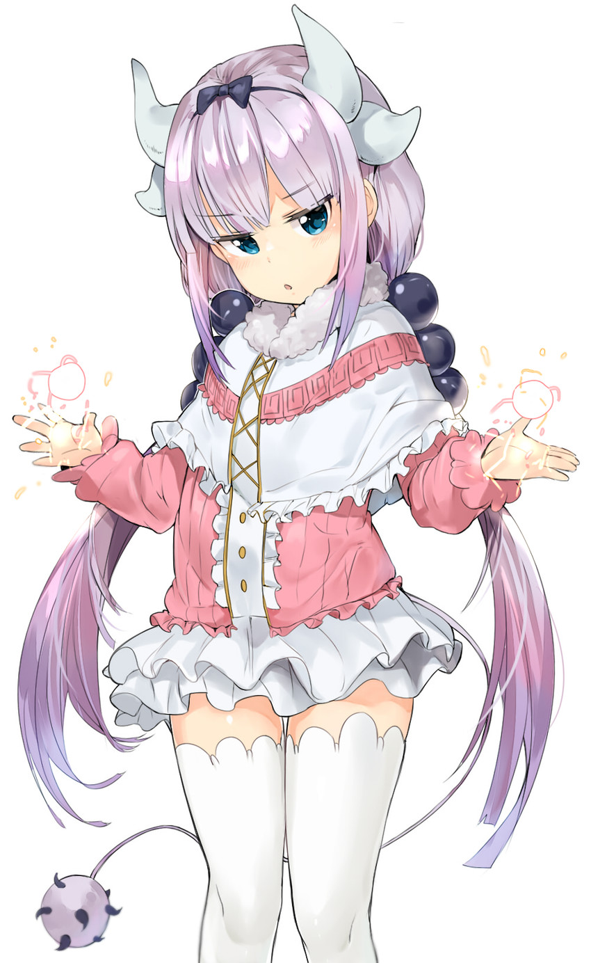 kanna kamui (kobayashi-san chi no maidragon) drawn by tuxedo_de_cat