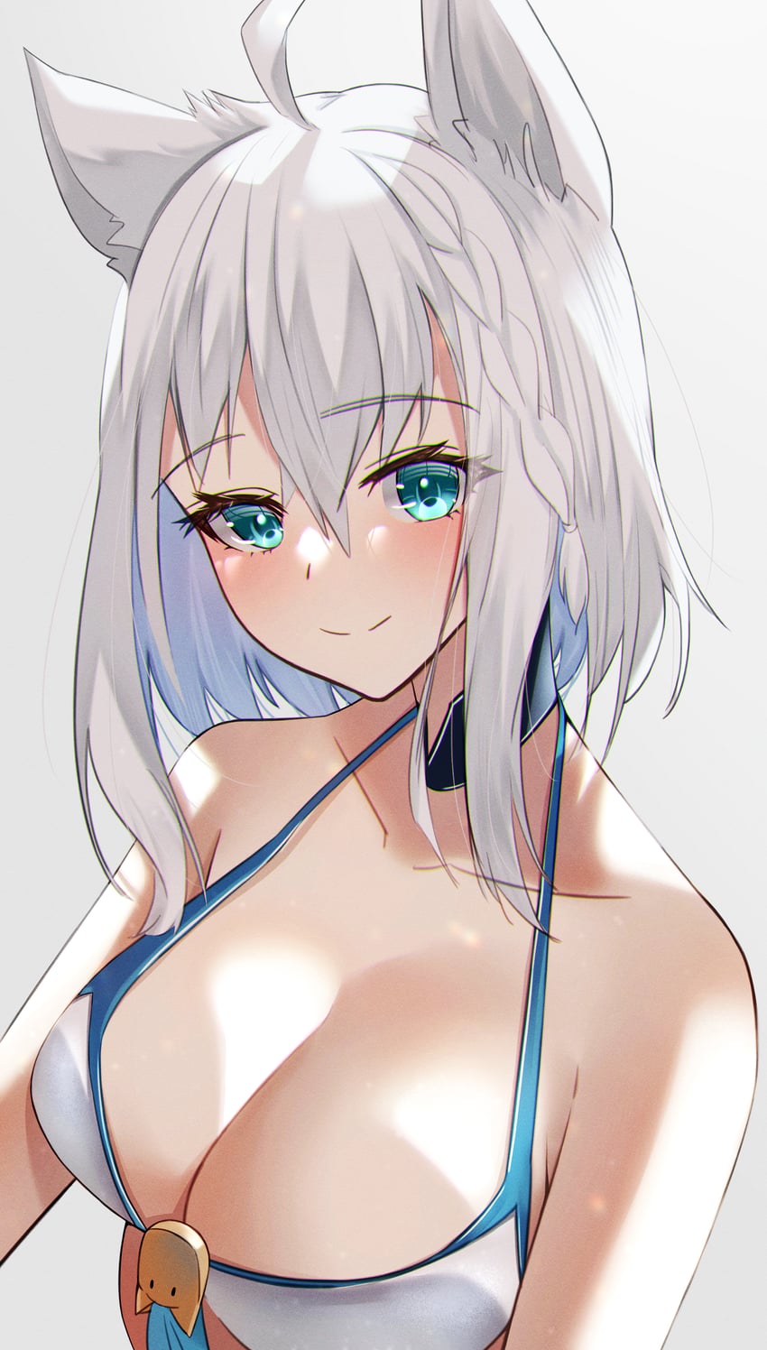 shirakami fubuki (hololive) drawn by katagiri_nanoka