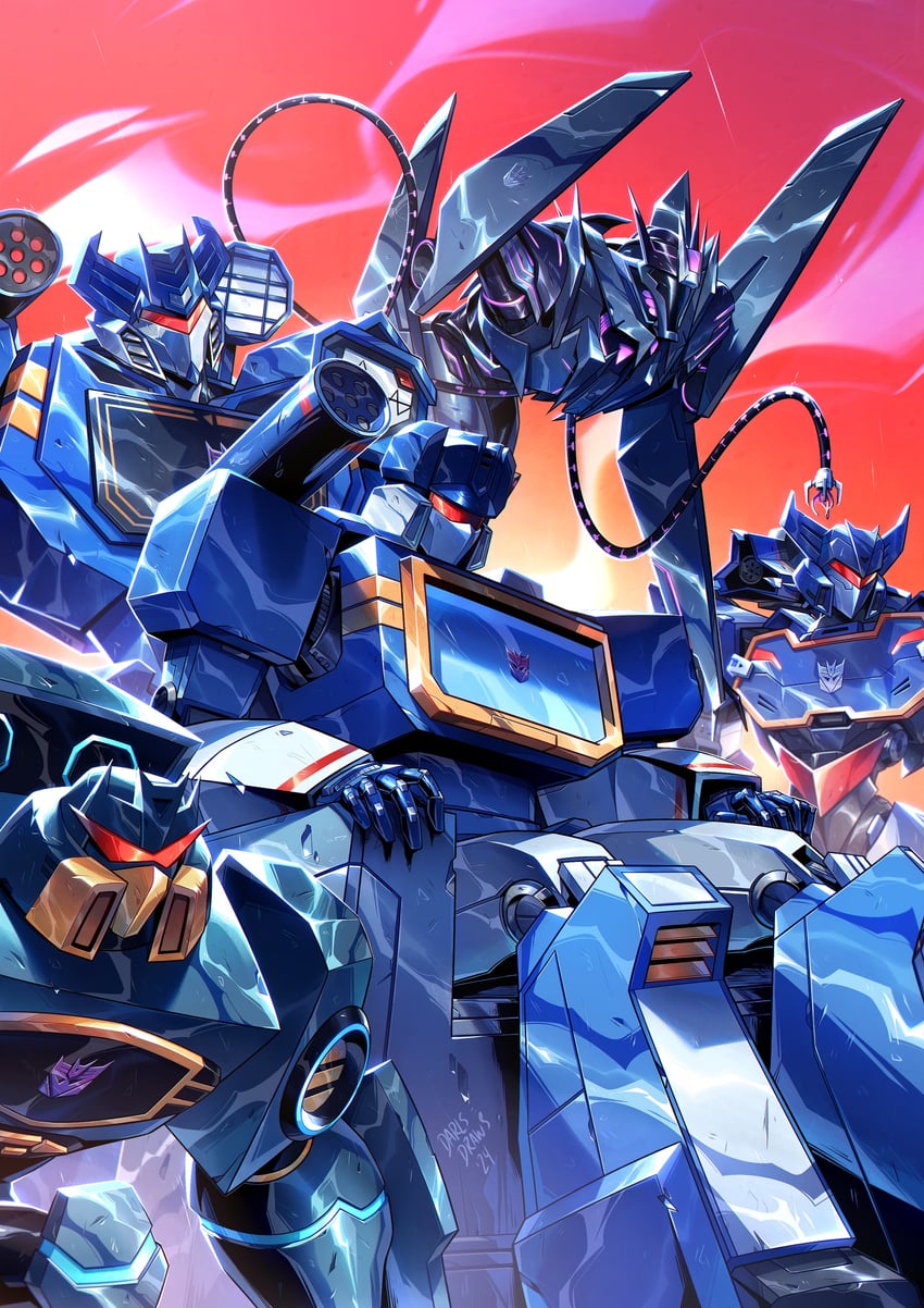 soundwave (transformers and 5 more) drawn by lina_rojas