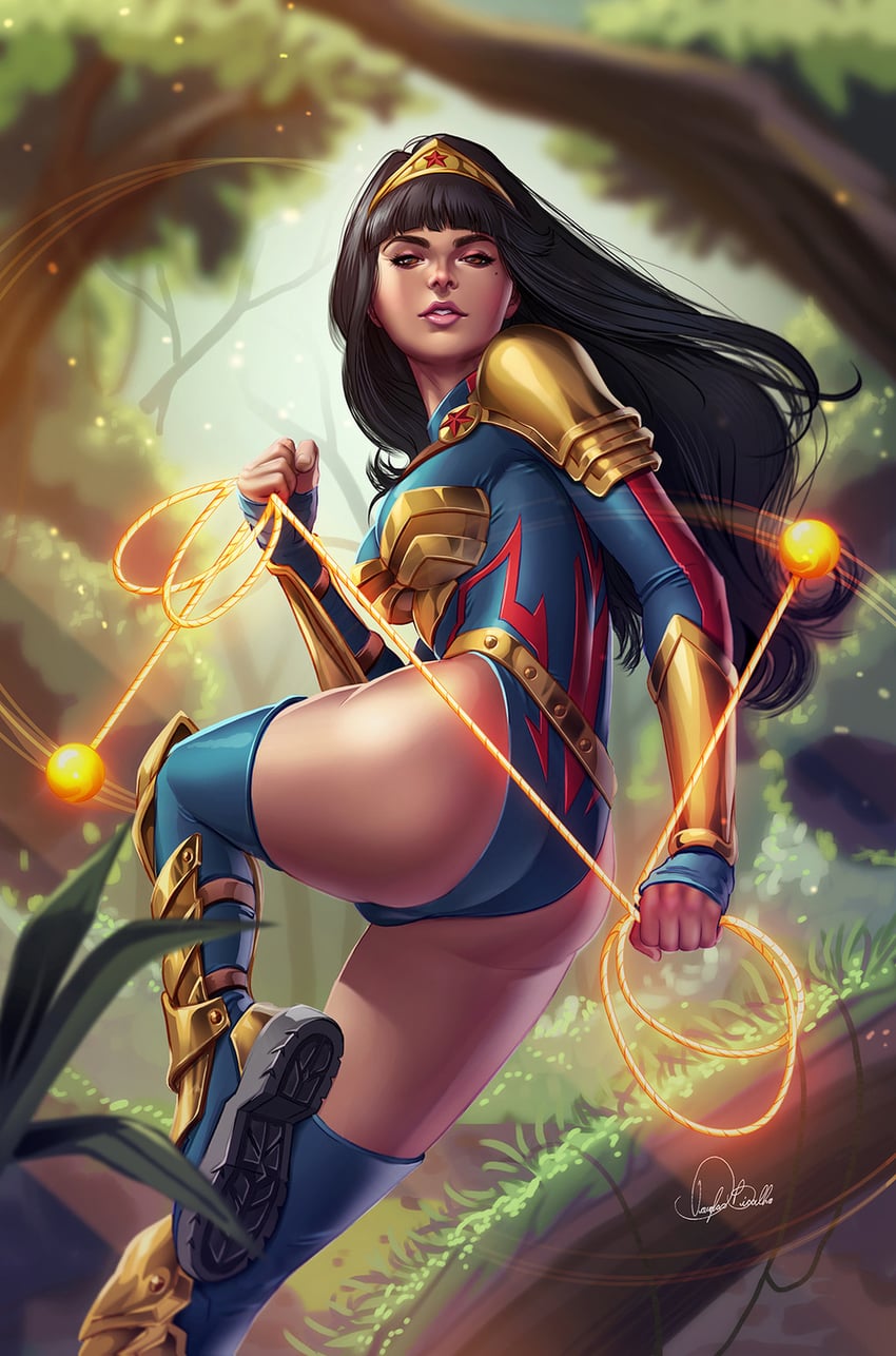 wonder woman and yara flor (dc comics and 1 more) drawn by douglas_bicalho
