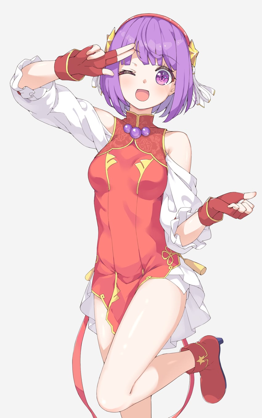 asamiya athena (the king of fighters and 1 more) drawn by nokita_(pinmisil)