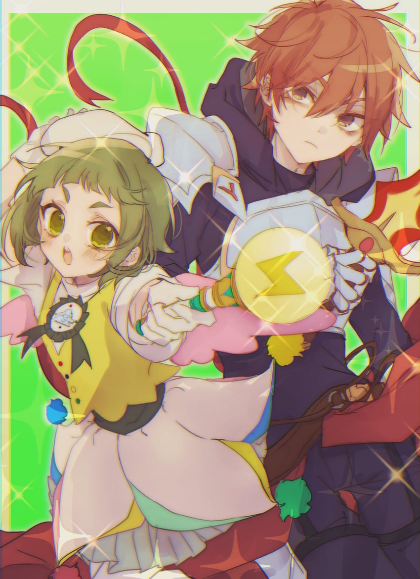 kajiyama fuuta and momose amane (milgram) drawn by kao_ru05