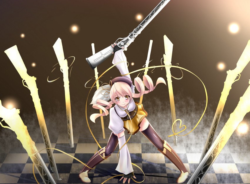 tomoe mami (mahou shoujo madoka magica) drawn by hiiragi-qualia