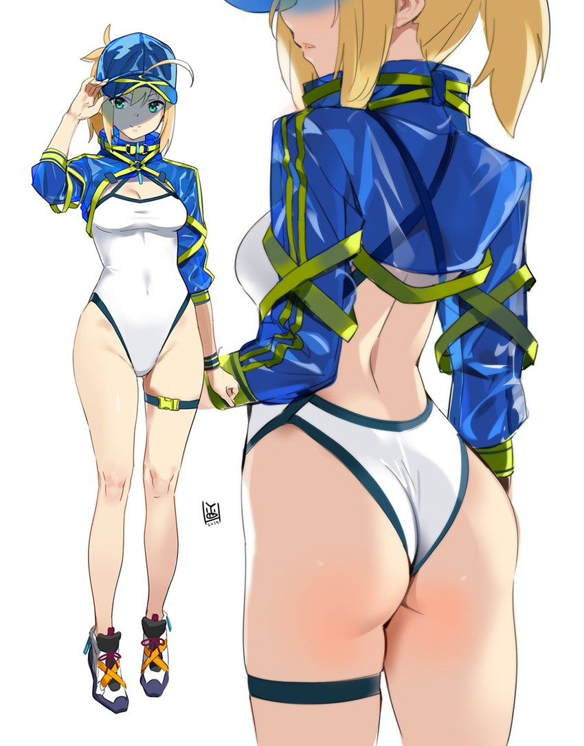artoria pendragon and mysterious heroine xx (fate and 1 more) drawn by yd_(orange_maru)