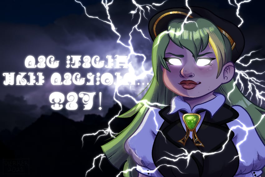 alina gray and low tier god (mahou shoujo madoka magica and 1 more) drawn by purpletyrant