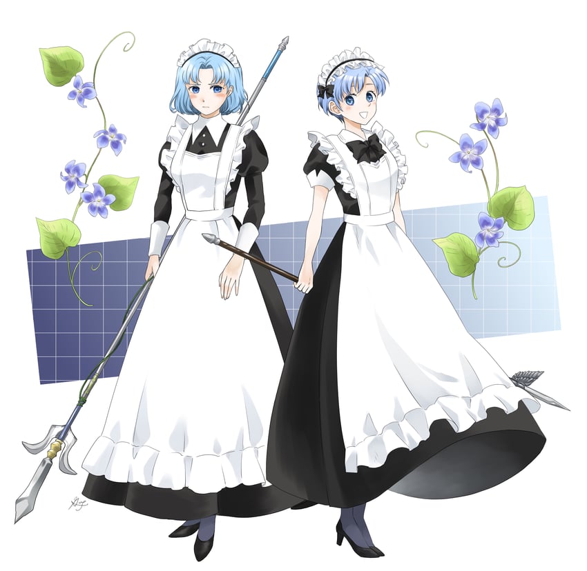 shanna and thea (fire emblem and 1 more) drawn by midori_no_baku