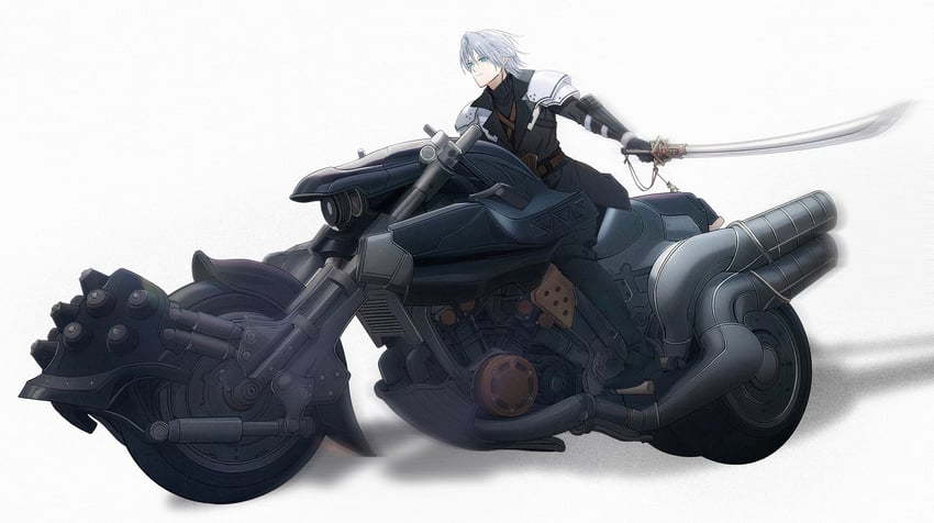 sephiroth (final fantasy and 2 more) drawn by morikawaimori