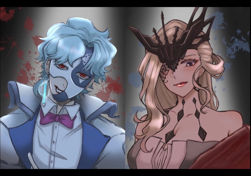 signora and dottore (genshin impact) drawn by nosuke0707