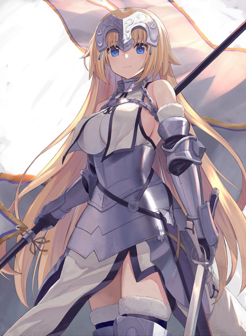 jeanne d'arc (fate and 2 more) drawn by kou_v05first