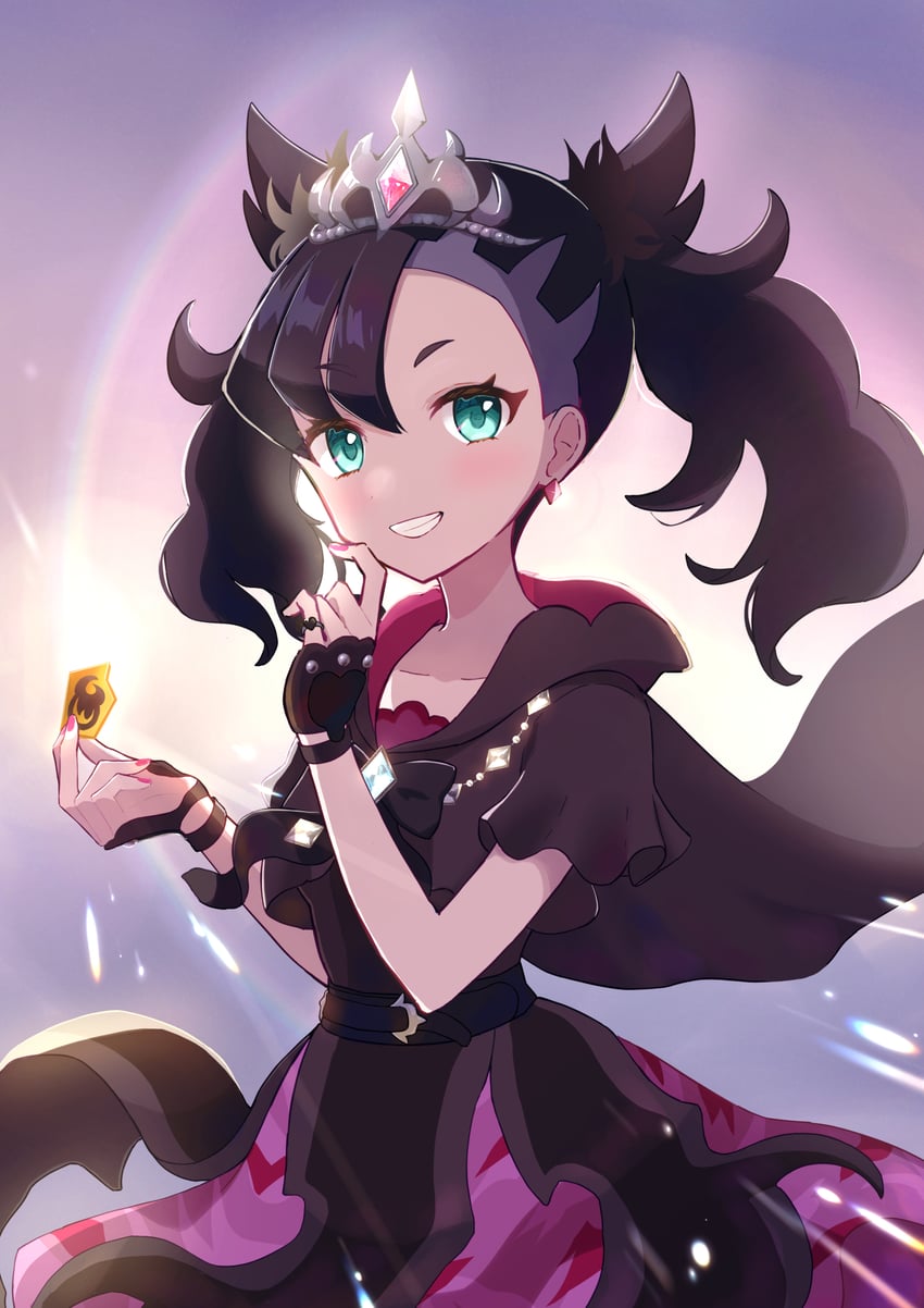 marnie (pokemon and 1 more) drawn by haru_(haruxxe)