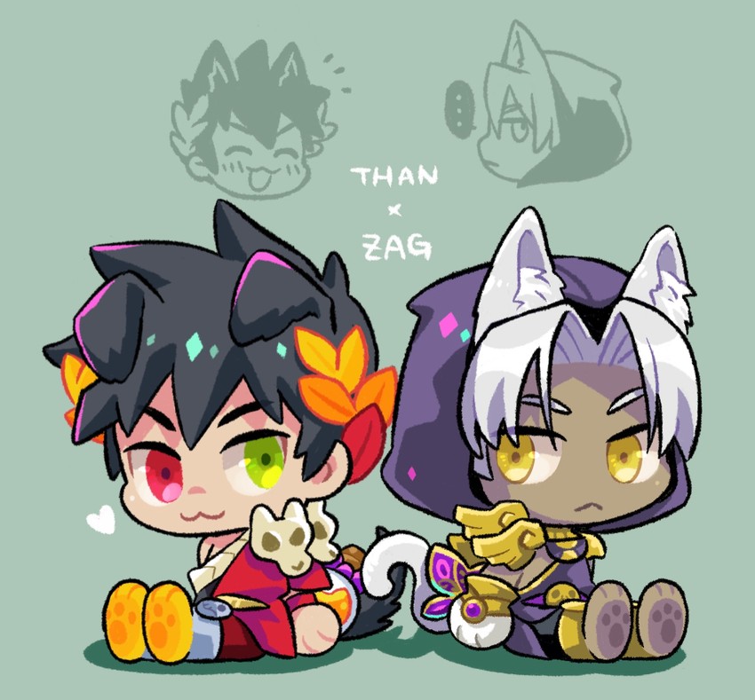 zagreus and thanatos (hades and 1 more) drawn by joy0220