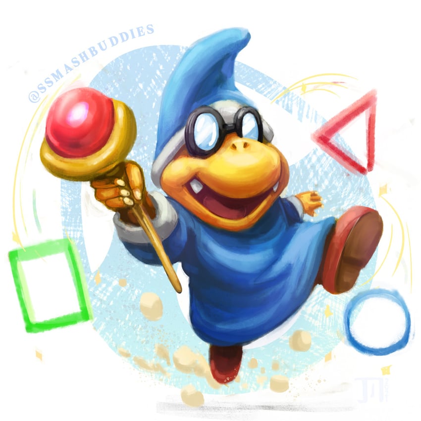 kamek and magikoopa (mario and 1 more) drawn by jmarme
