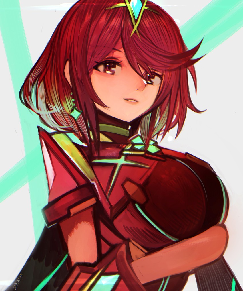 pyra (xenoblade chronicles and 1 more) drawn by tarbo_(exxxpiation)