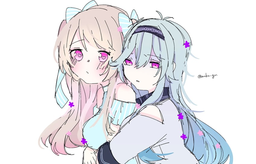 chaos marie and chaos aurora (grimms notes) drawn by amkn_gm