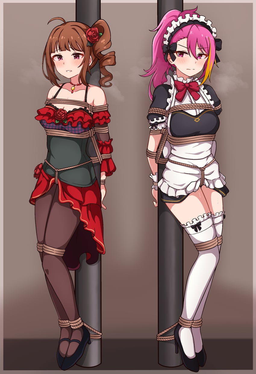 yokoyama nao and maihama ayumu (idolmaster and 2 more) drawn by milliani