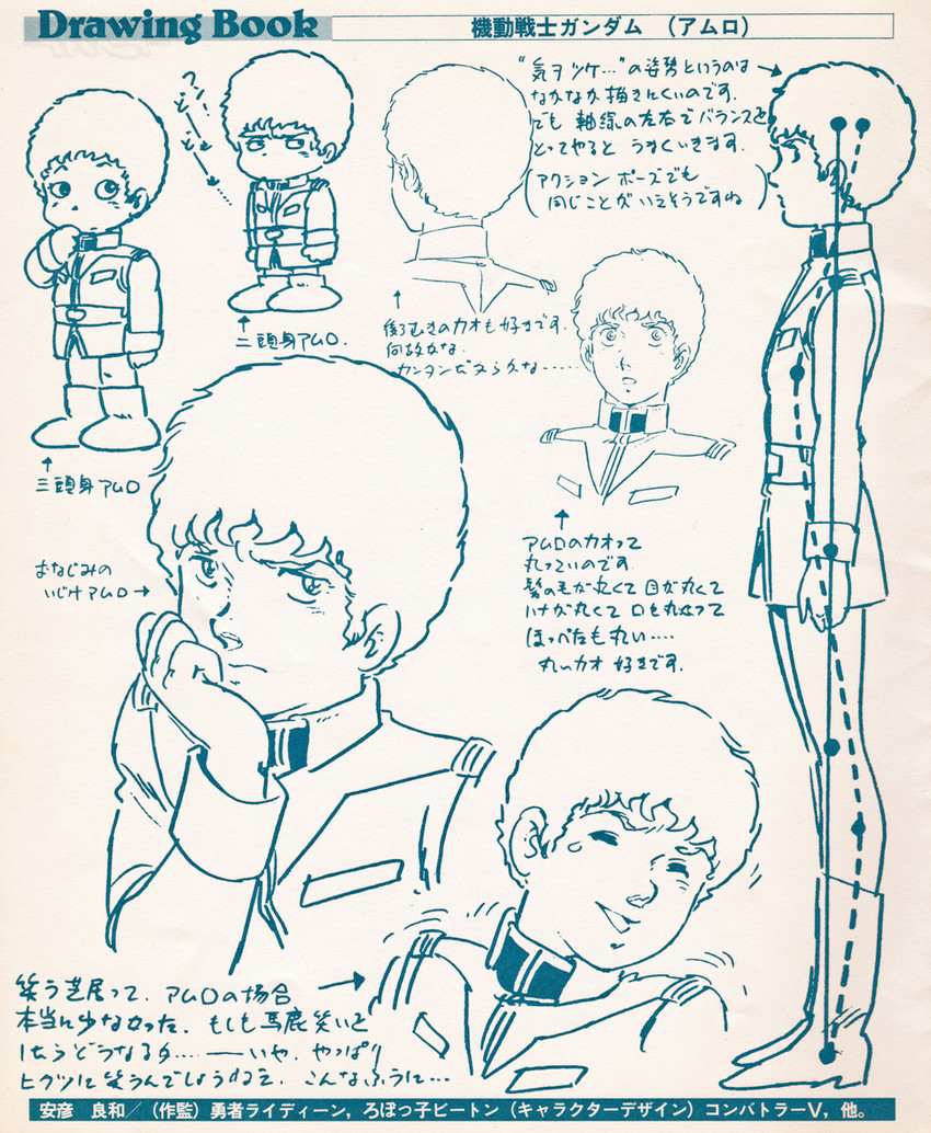 amuro ray (gundam and 1 more) drawn by yasuhiko_yoshikazu