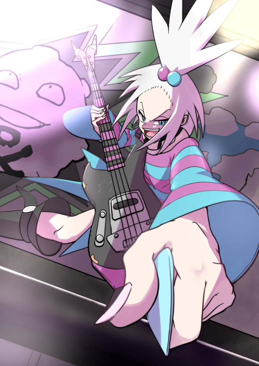 roxie and koffing (pokemon and 1 more) drawn by gomesu_(gomes0343)
