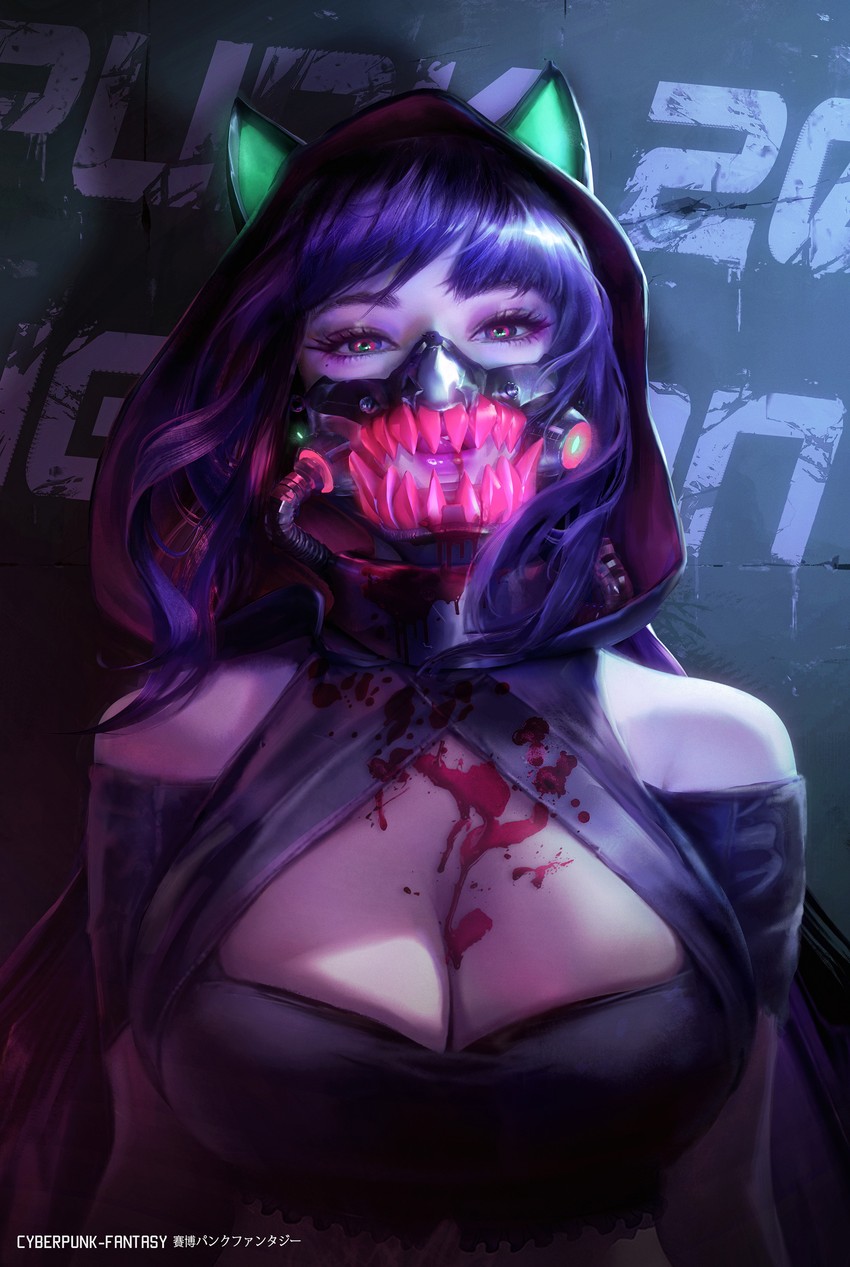 cyberpunk and 1 more drawn by tian_zi_(artist)