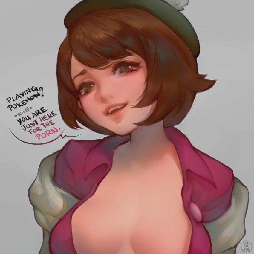 gloria (pokemon and 1 more) drawn by nat_the_lich