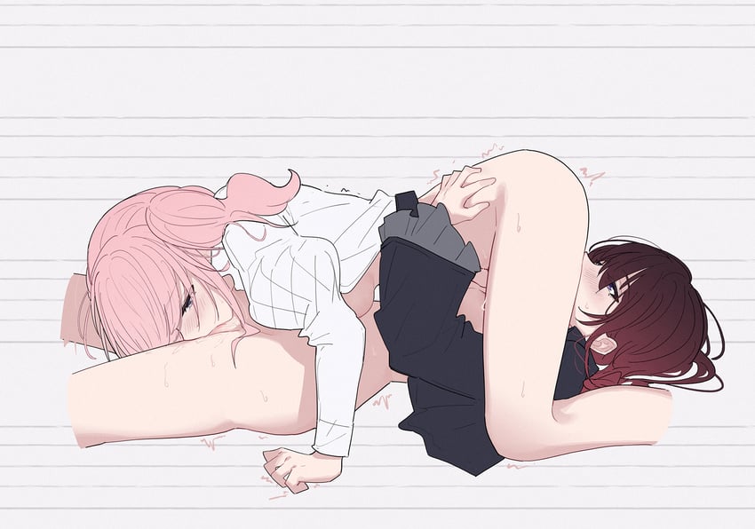 iseri nina and hina (girls band cry) drawn by yun_cao_bing