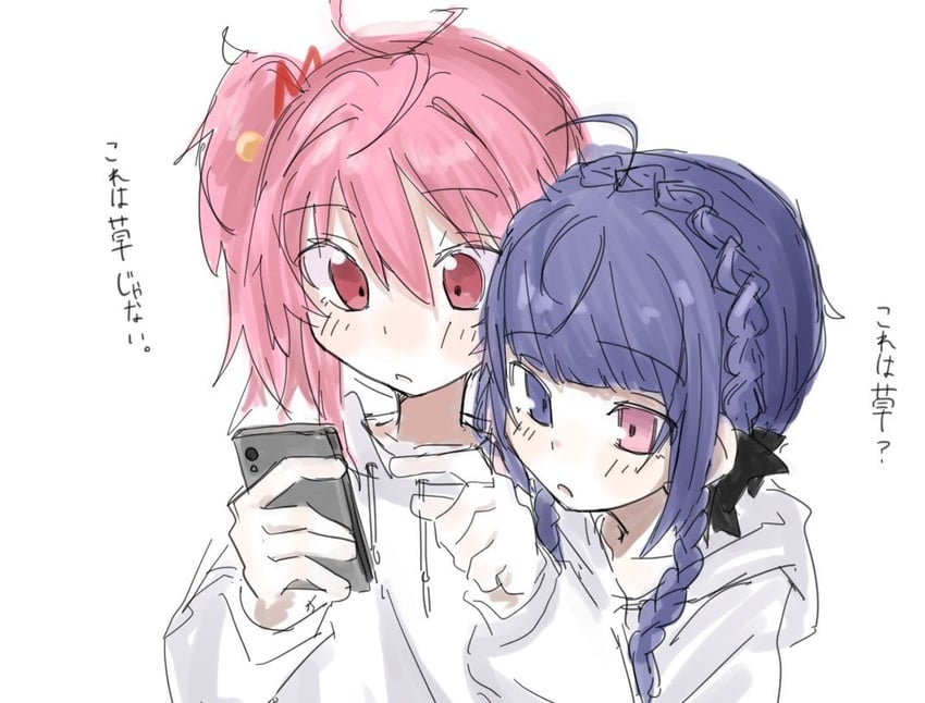 tetsukawa toa and nagasaka maho (assault lily) drawn by ooinaru_ishi_(zwna_m)
