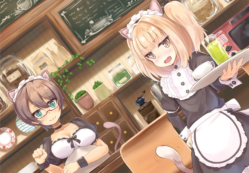 iijima yun and shinoda hajime (new game!) drawn by yoku_yoo