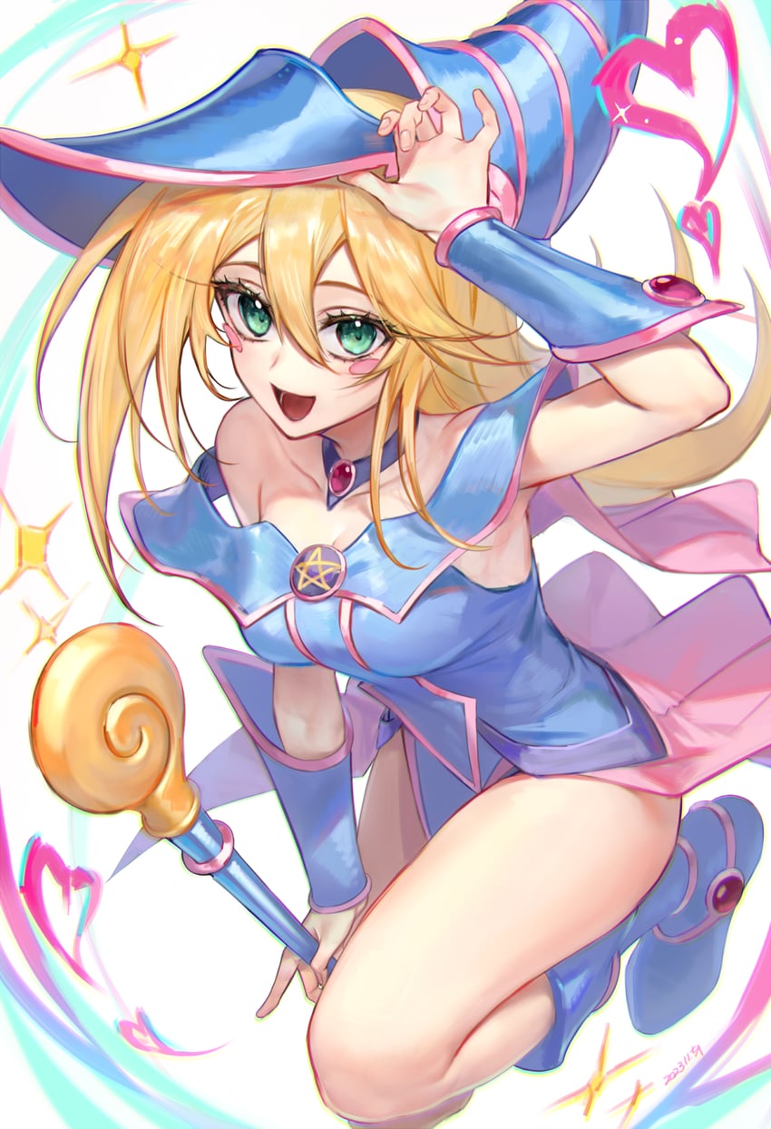 dark magician girl (yu-gi-oh!) drawn by oriti4