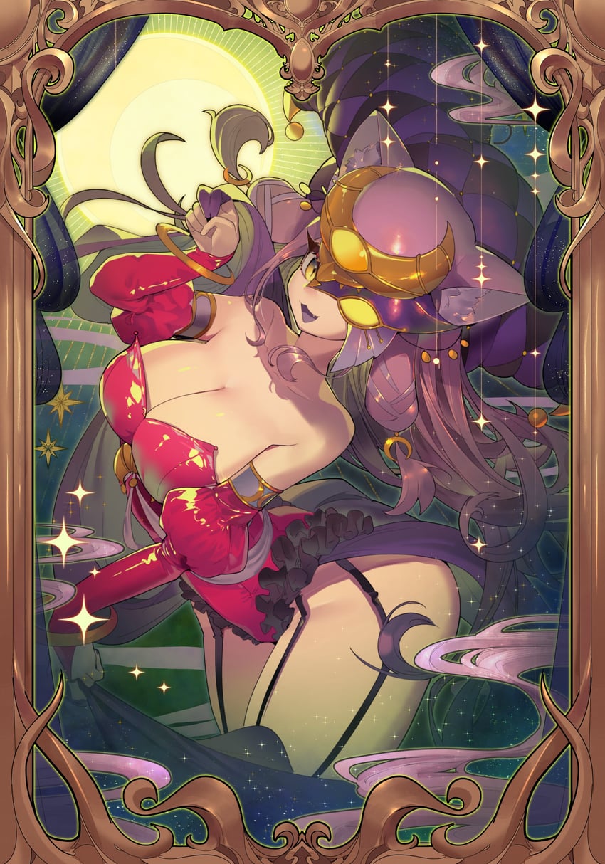 lunalight perfume dancer (yu-gi-oh!) drawn by ro_g_(oowack)