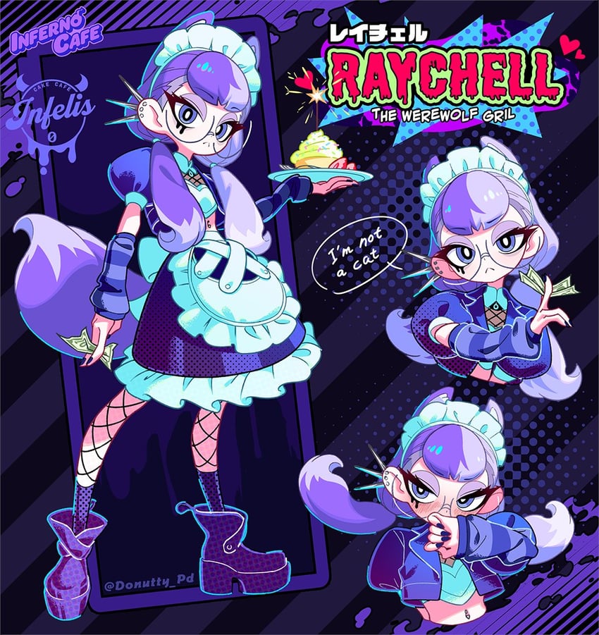 raychell (original and 1 more) drawn by donuttypd