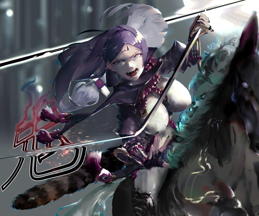minamoto no raikou (fate and 1 more) drawn by waterswing