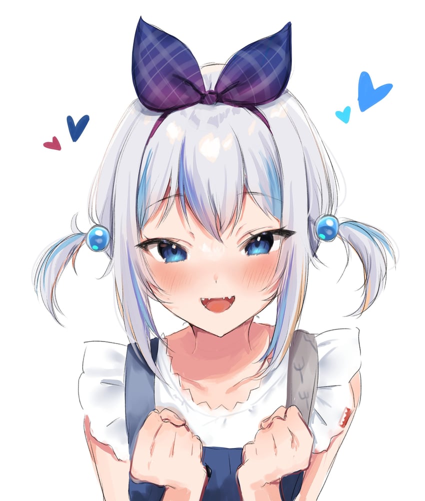 gawr gura (hololive and 1 more) drawn by maru_ccy