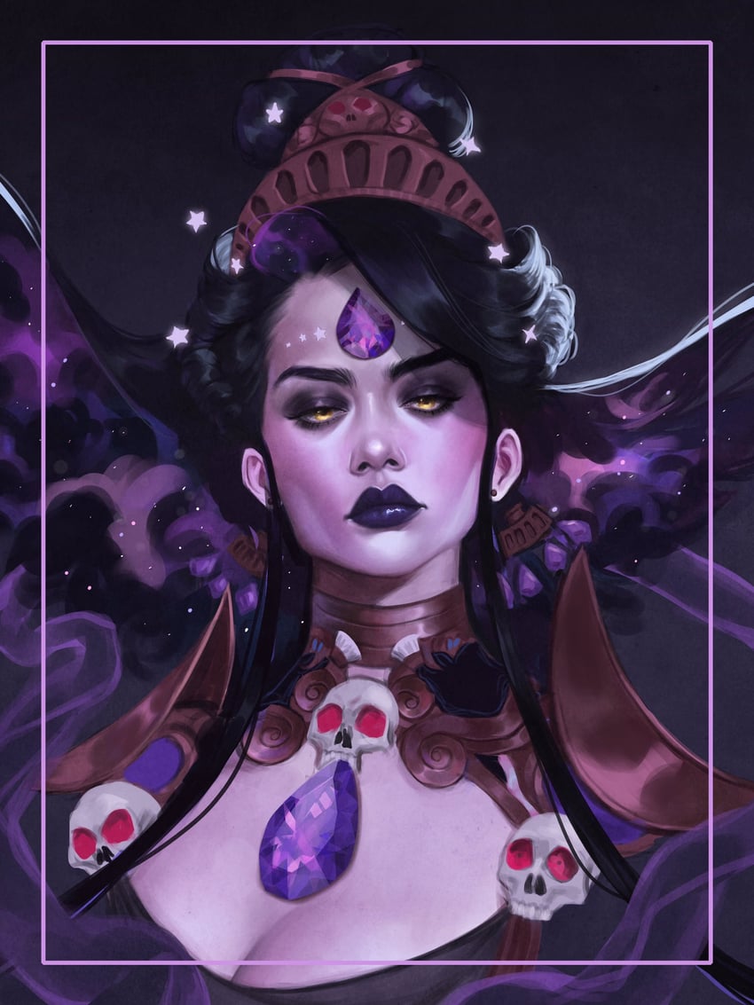 nyx (hades and 1 more) drawn by chandeloor