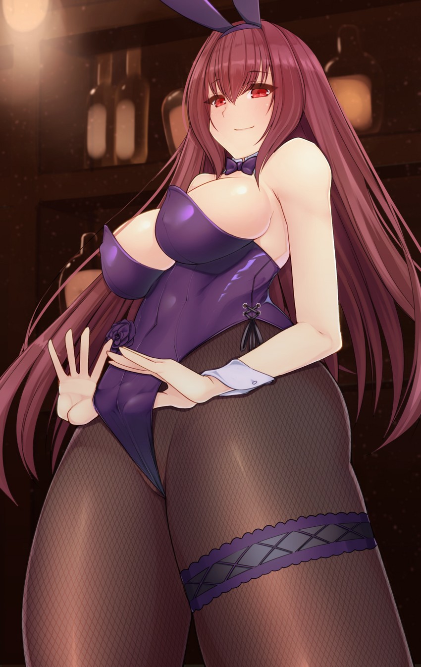 scathach (fate and 1 more) drawn by dura_(dura110)