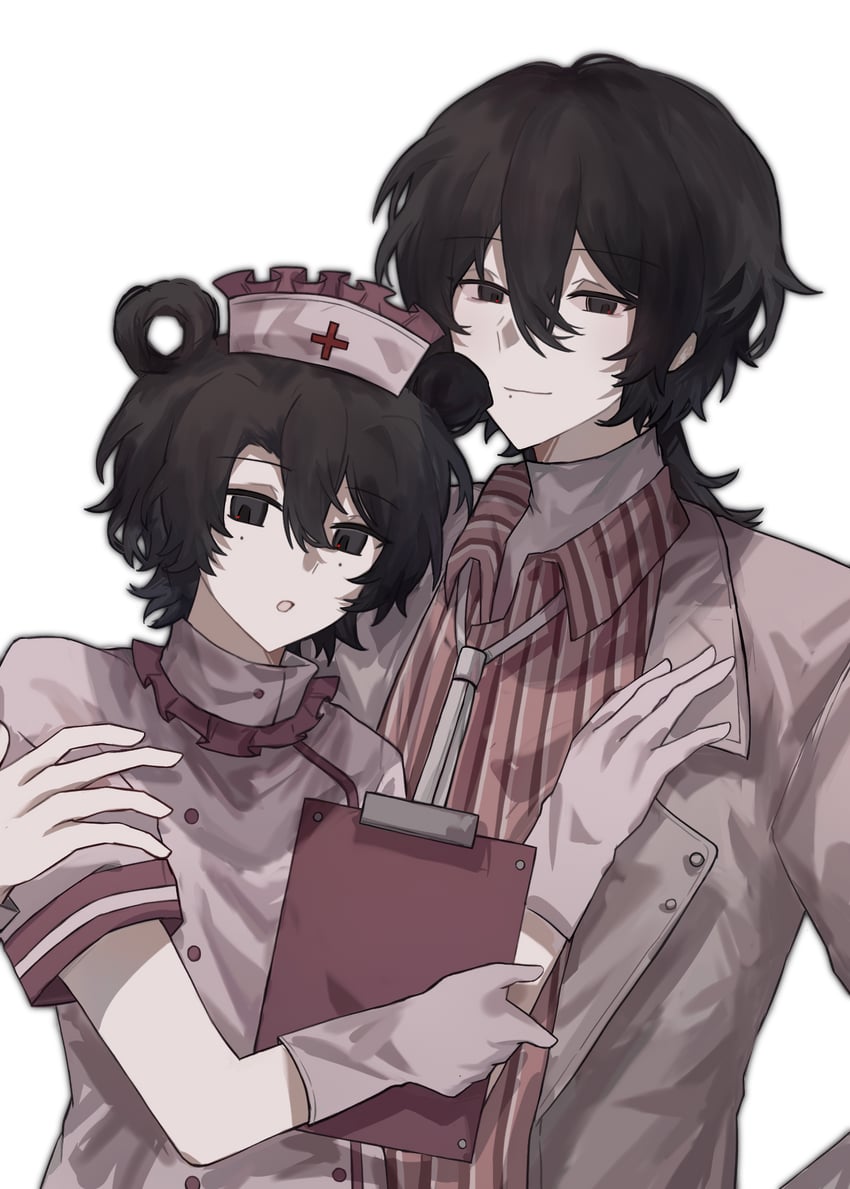li yuting and mo chengwei (touqi guaitan) drawn by laogong_haizi_zai_tiantang