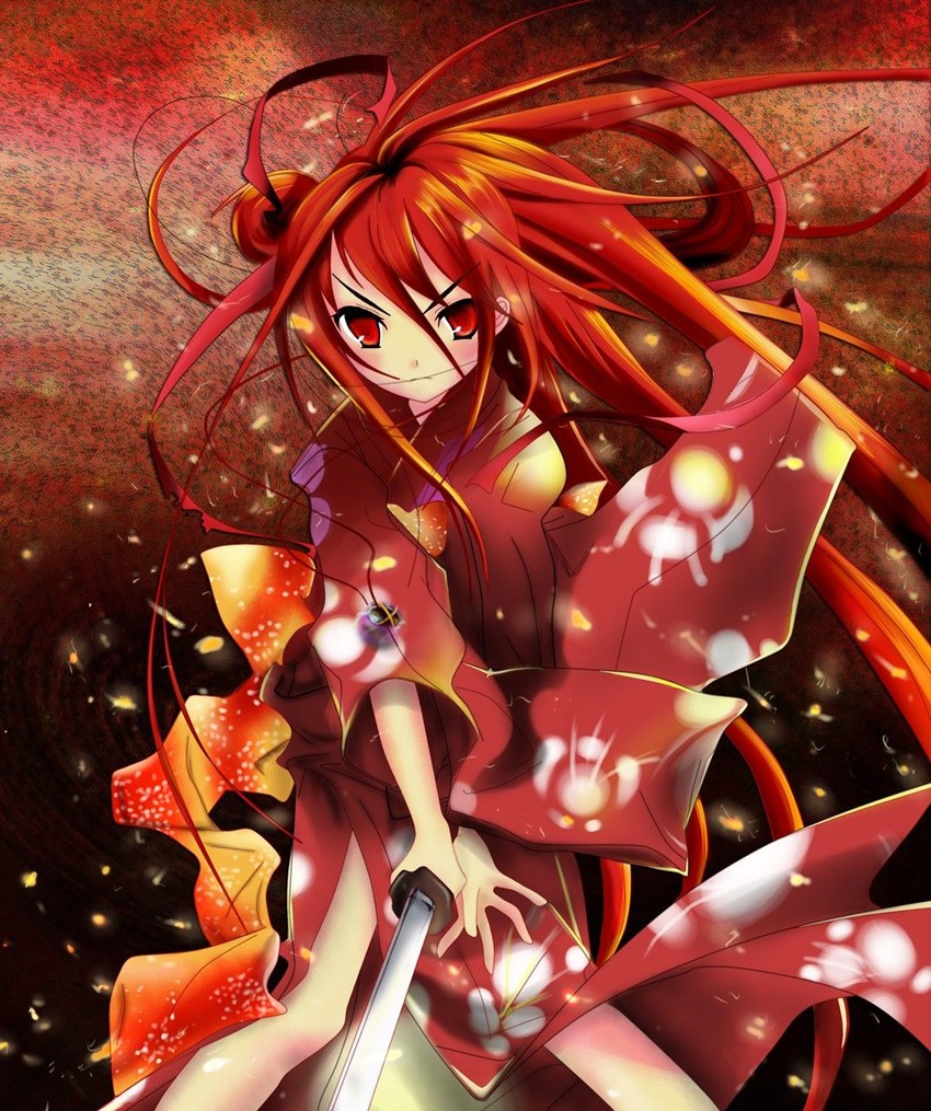 shana and alastor (shakugan no shana) drawn by bin_bin