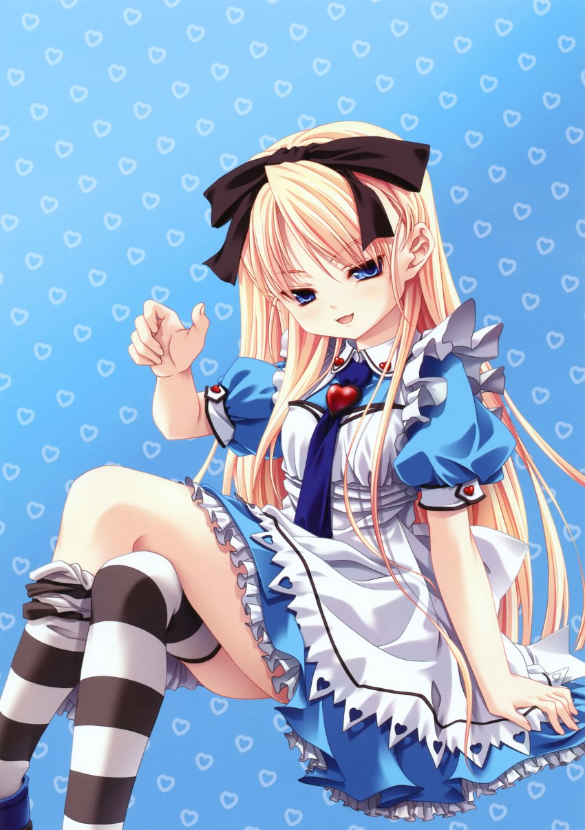 alice (alice's adventures in wonderland) drawn by miyama-zero