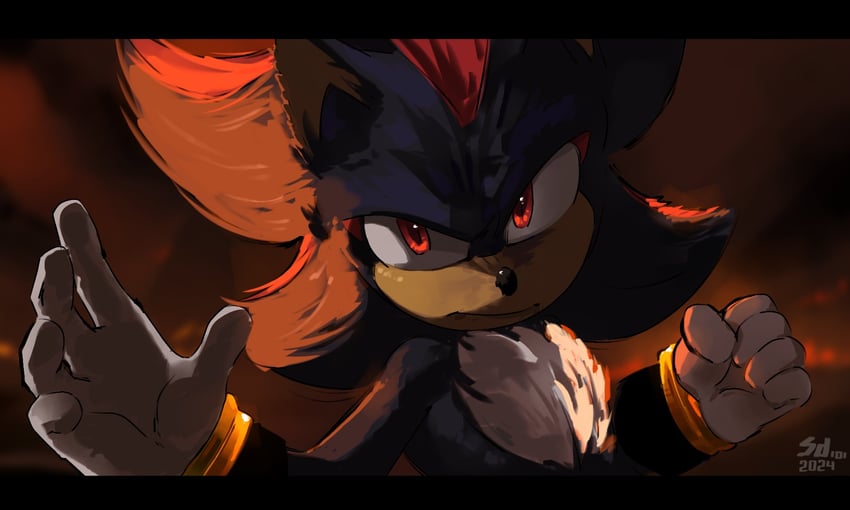 shadow the hedgehog (sonic and 1 more) drawn by sd101h00