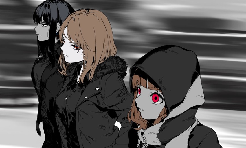 shibuya rin, hojo karen, and kamiya nao (idolmaster and 1 more) drawn by menea