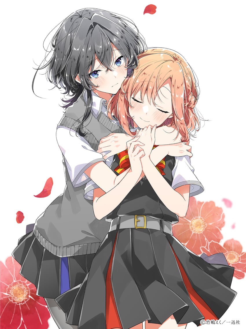 kino himari and asanagi yori (sasayaku you ni koi wo utau) drawn by takeshima_eku
