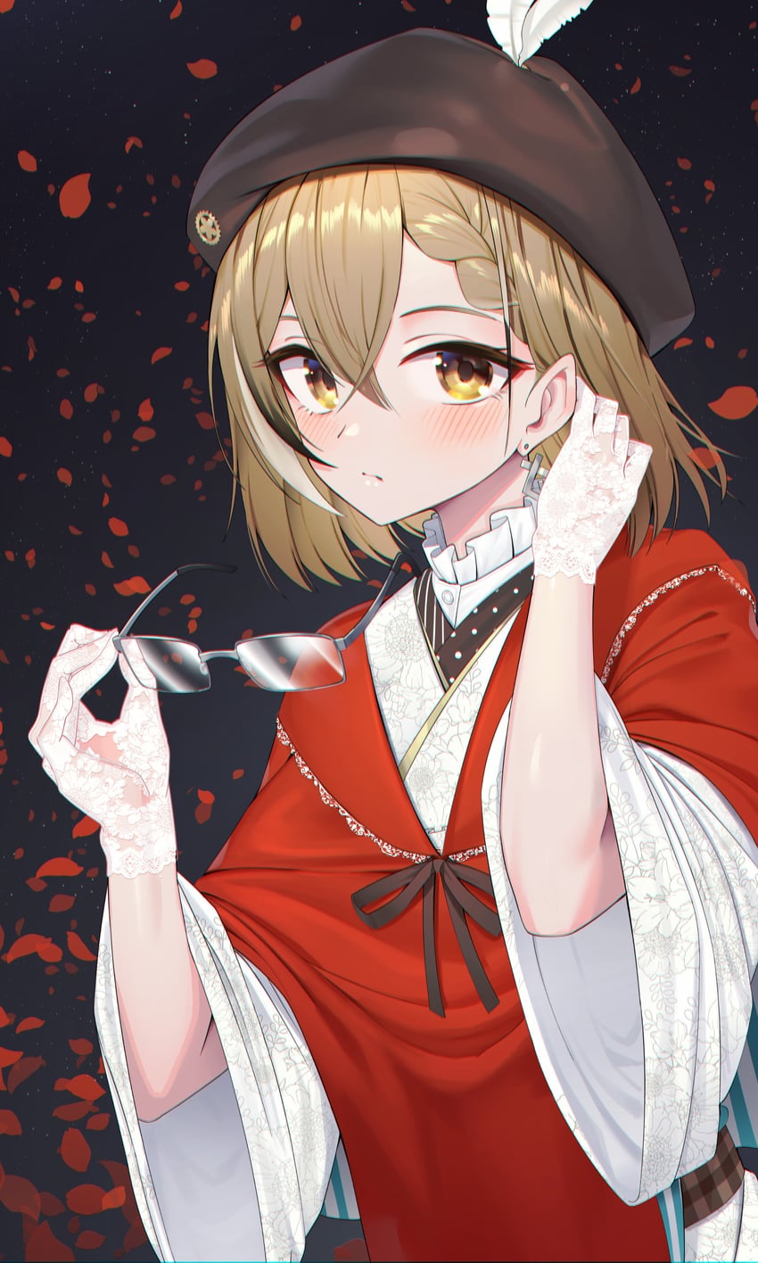 nanashi mumei (hololive and 1 more) drawn by goback