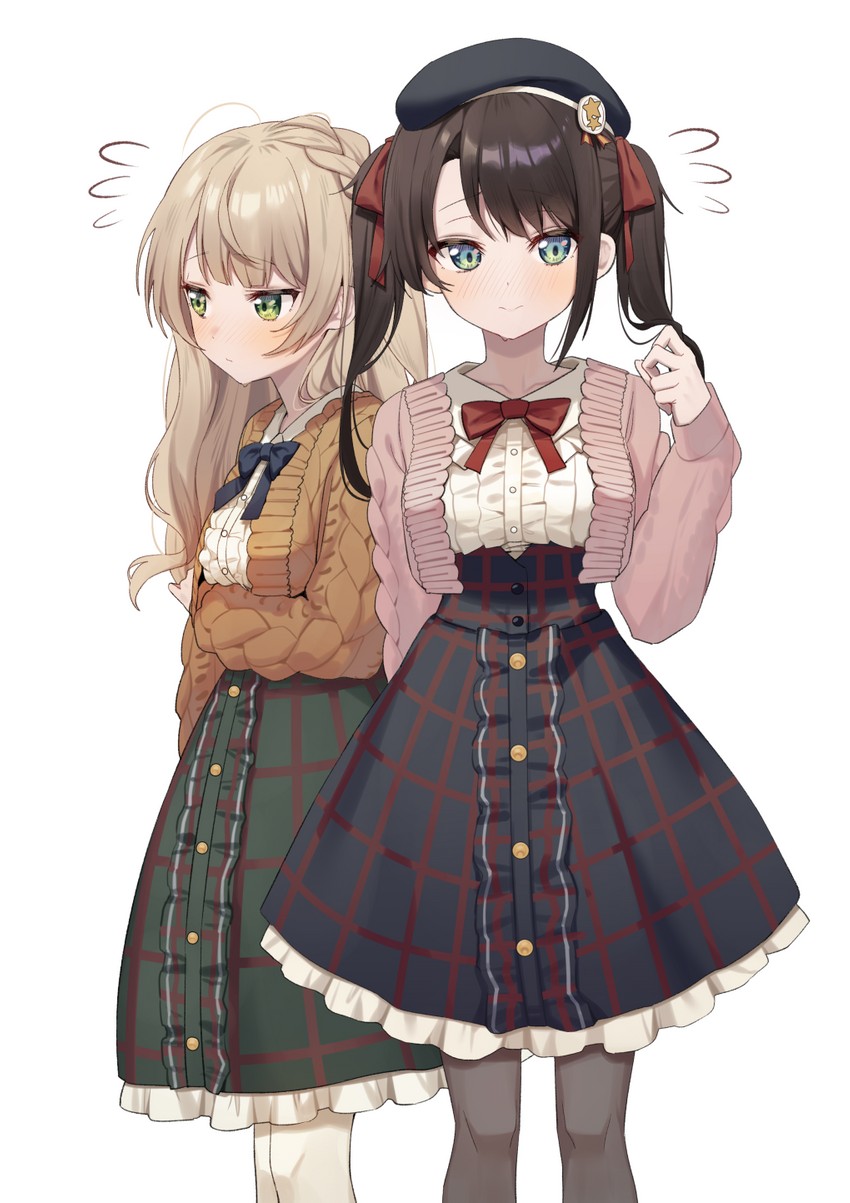 oozora subaru and shigure ui (hololive and 1 more) drawn by syhan