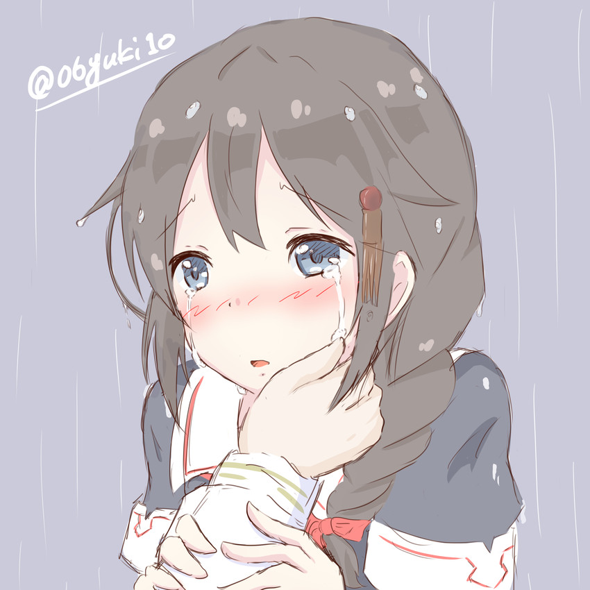 admiral, shigure, and shigure kai ni (kantai collection) drawn by yasai_yuuki