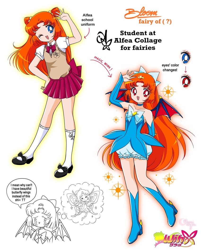 bloom (bishoujo senshi sailor moon and 1 more) drawn by honeymoonpetal